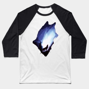 Mystic wolf Baseball T-Shirt